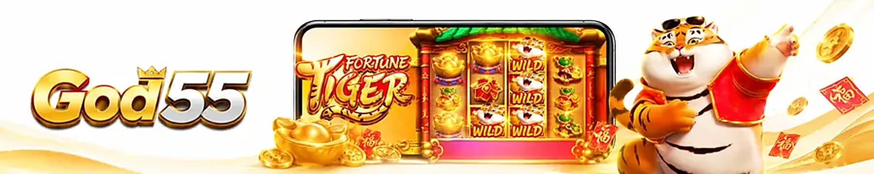 God55 Fortune Tiger promotional banner